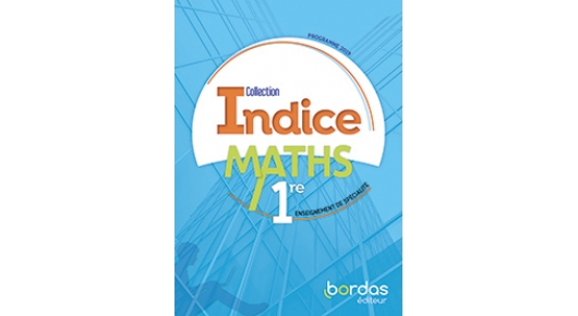indice maths 1ere es corrigé