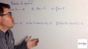 Chapitre 1 - Capacité 21 - Résoudre une équation